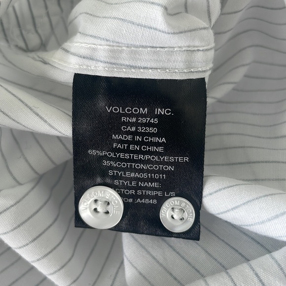 Volcom x-factor button up long sleeve - Picture 4 of 4